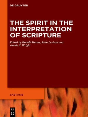 cover image of The Spirit Says